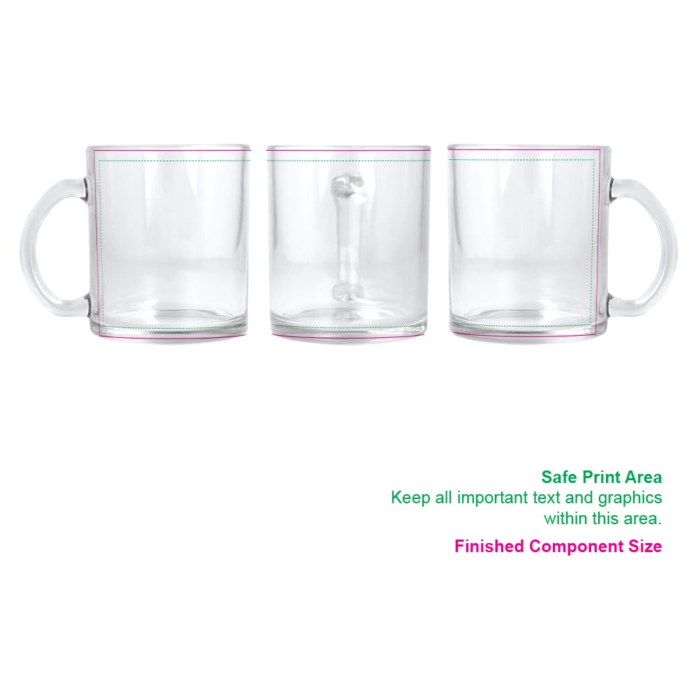 sublimatie (215 x 94 mm)