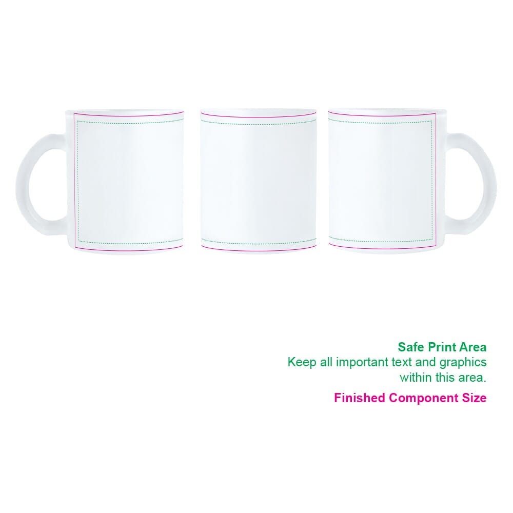 sublimatie (215 x 94 mm)