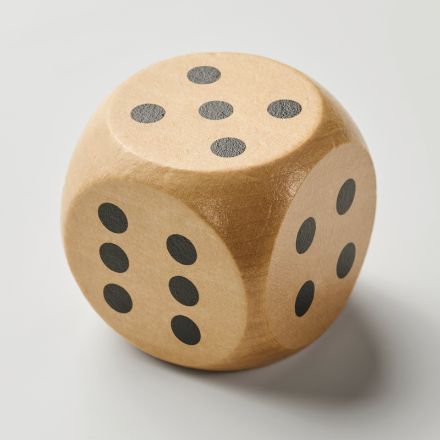 schima houten dobbelsteen 5 cm