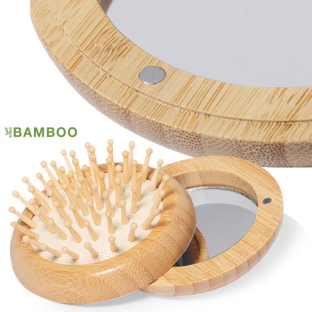 haarborstel met spiegel bonnie