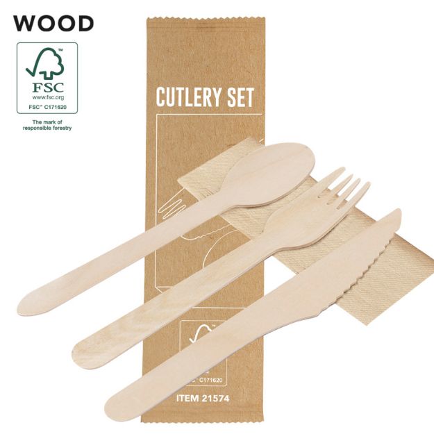 houten bestek set grinox