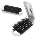 opvouwbare haarborstel met spiegel