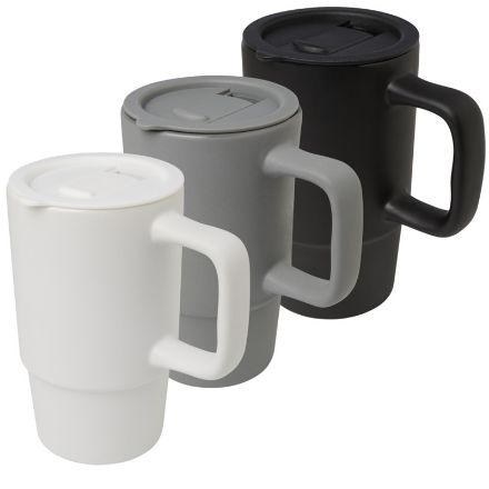 carter 450 ml mok van keramiek met plastic deksel