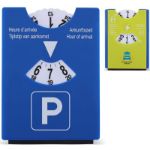 parkeerschijf ijskrabber blauw groen