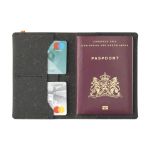 recycled leder paspoorthoesje