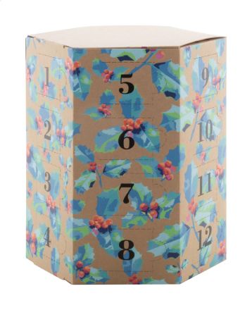 custom made adventskalender eco zeshoekig
