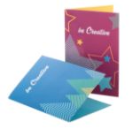 3d-kerstkaart met pop-up vorm incl envelop