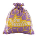 custom made geschenktas met gekleurd koord l