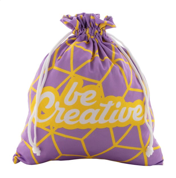 custom made geschenktas met gekleurd koord l