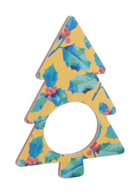 custom made kerst servet ring berken multiplex