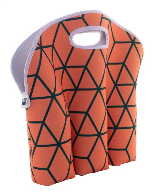 custom made rpet bierhoutertas voor 3 blikjes