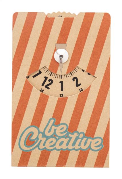 custom made kraft papieren parkeerschijf eco