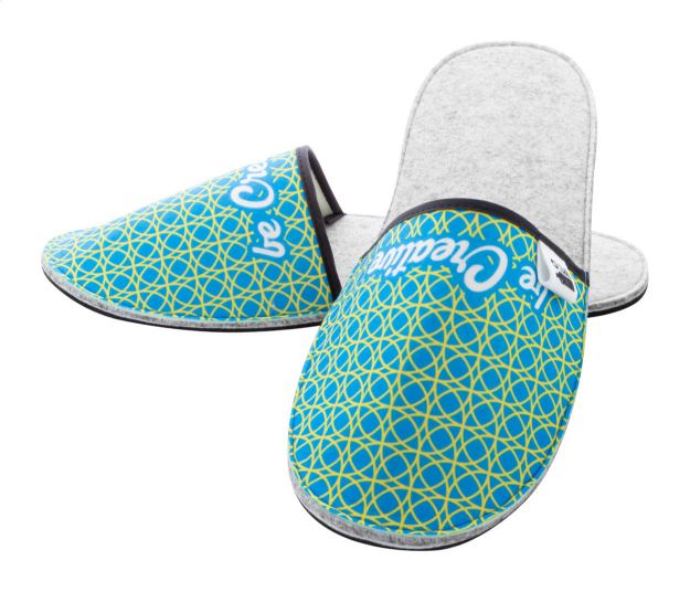 custom made rpet pantoffels bedrukt bovenkant