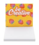 custom made sticky notitieblok verticale koptekst