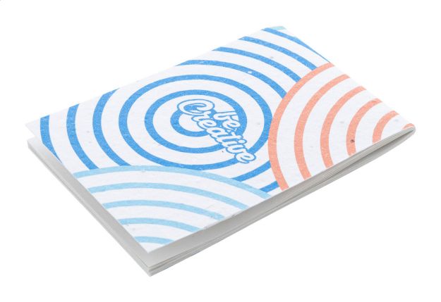 custom made a7 notitieboek zaadpapier 32 vellen