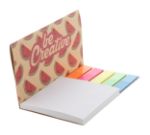 custom made sticky notitieblok eco kraft papier