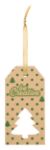 custom made cadeaulabel eco gestanst kerstmotief - 