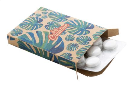 custom made 10 grote muntsnoepjes eco in blister