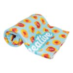 custom made rpet polar fleece deken 1 zijde