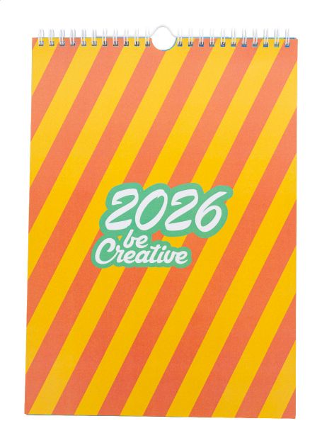 custom made muurkalender a4 spiraalgebonden