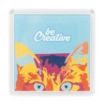 custom made koelkastmagneet vierkant met inzetstuk