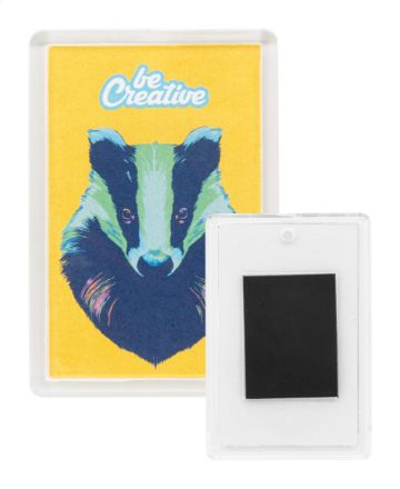 custom made koelkastmagneet rechthoekig met inzet