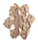 custom made kerstkaart met houten kraftpuzzel