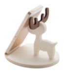 mobiele telefoonhouder van beukenhout rendier