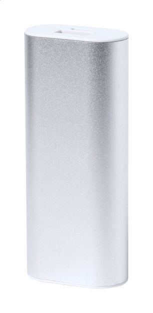 powerbank aluminium 2200 mah met oplaadkabel
