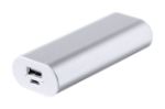 powerbank aluminium 2200 mah met oplaadkabel