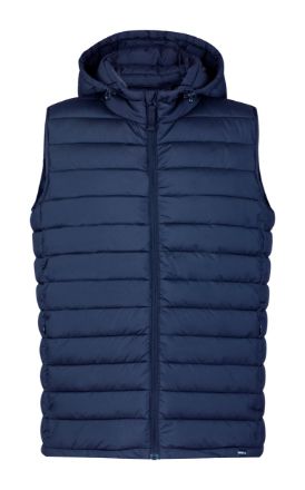 rpet bodywarmer maten xs-xxl met verstelbare kap