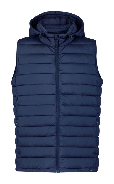 rpet bodywarmer maten xs-xxl met verstelbare kap