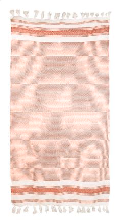 tweekleurig gestreept strandlaken 210 g/m2