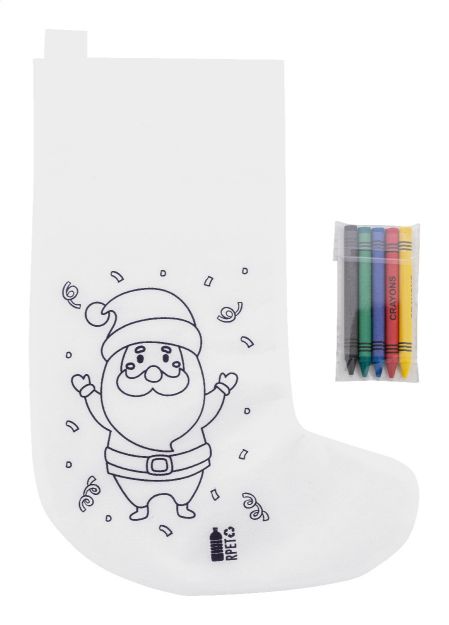 rpet kerstkous met 5 kleurpotlodenjulfar gift