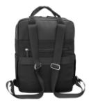 rpet rugzak brunel met zachte pu lederen top