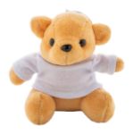 pluche teddybeer sleutelhanger t-shirt opdruk