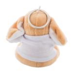 pluche konijntje sleutelhanger met opdruk t-shirt