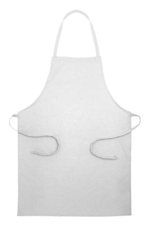 70% recycled katoen en 30% rpet schort 180 g/m2