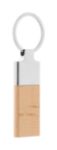 sleutelhanger rechthoekig met beukenhout