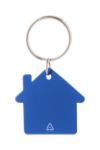 sleutelhanger ral met metalen ring huisvormig