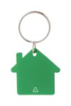 sleutelhanger ral met metalen ring huisvormig