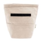 recycled canvas koeltas met voorvak roll top