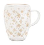 kerst borosilicaat glazen thermomok 350 ml in doos