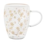 kerst borosilicaat glazen thermomok 350 ml in doos