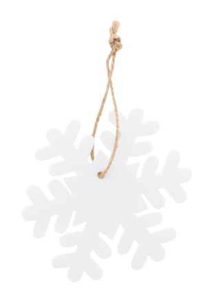 rpet kerstboom ornament met jute touwtje