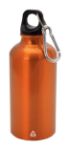 fles van recycled aluminium karabijnhaak 400 ml