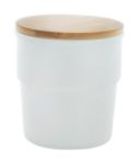 keramische beker 240 ml met bamboe deksel