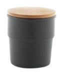 keramische beker 240 ml met bamboe deksel