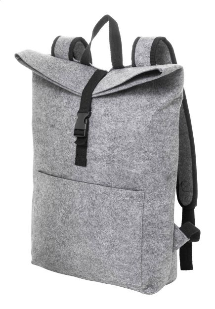 rpet rugzak refelt rolltop met hoofvak