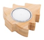 kerst waxinelichthouder plantaardig bamboe houder